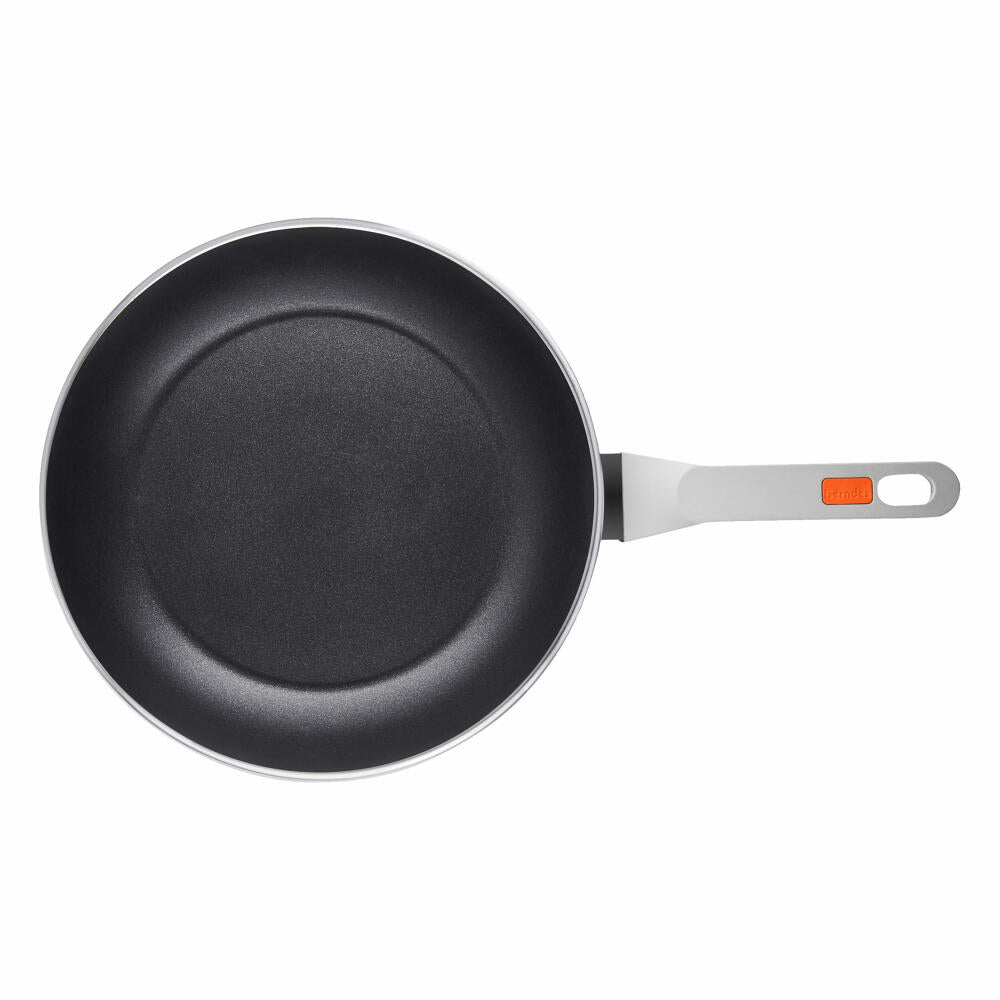 Berndes Veggie Black frying pan, pan, non-stick coating, aluminum, white Ø 28 cm, 079757