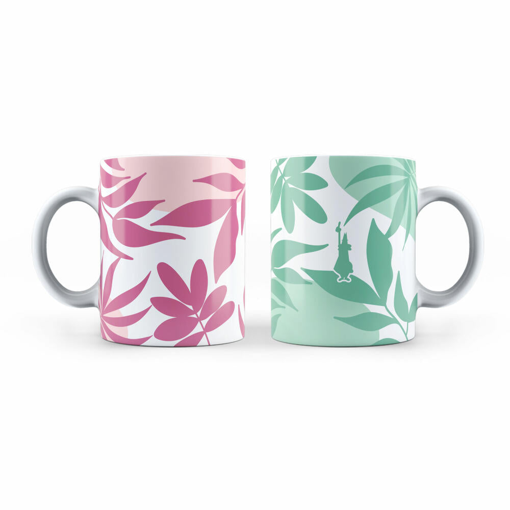 Bialetti coffee mug set of 2 Primavera, cups, handle mugs, porcelain, colorful, 320 ml, SS2024003