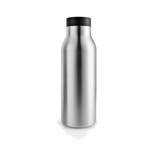 Eva Solo Isolierflasche Urban, Edelstahl, Kunststoff, Steel/Black, 500 ml, 575011