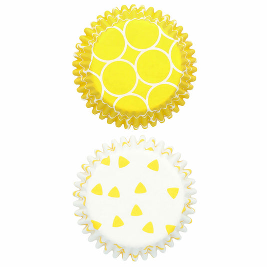 Birkmann Papierbackförmchen, 100 Stück, Backförmchen, Muffinbackform, Muffinform, Gelb, Ø 7 cm, 444997