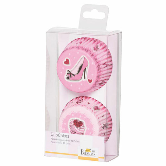 Birkmann Cake in the City CupCake paper cases, 48 ​​pieces, cupcake cases, baking cases, paper baking cases, paper, Ø 7 cm, 441736