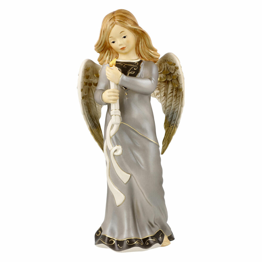 Goebel Guardian Angel Gloria - In the Shadow, Decorative Figure, Stoneware, Black, 28.5 cm, 41645061