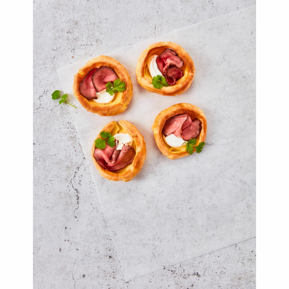 Birkmann Bakers Best Yorkshire Pudding Blech, Backform, Backblech, Karbonstahl, 24 x 24 cm, 886469