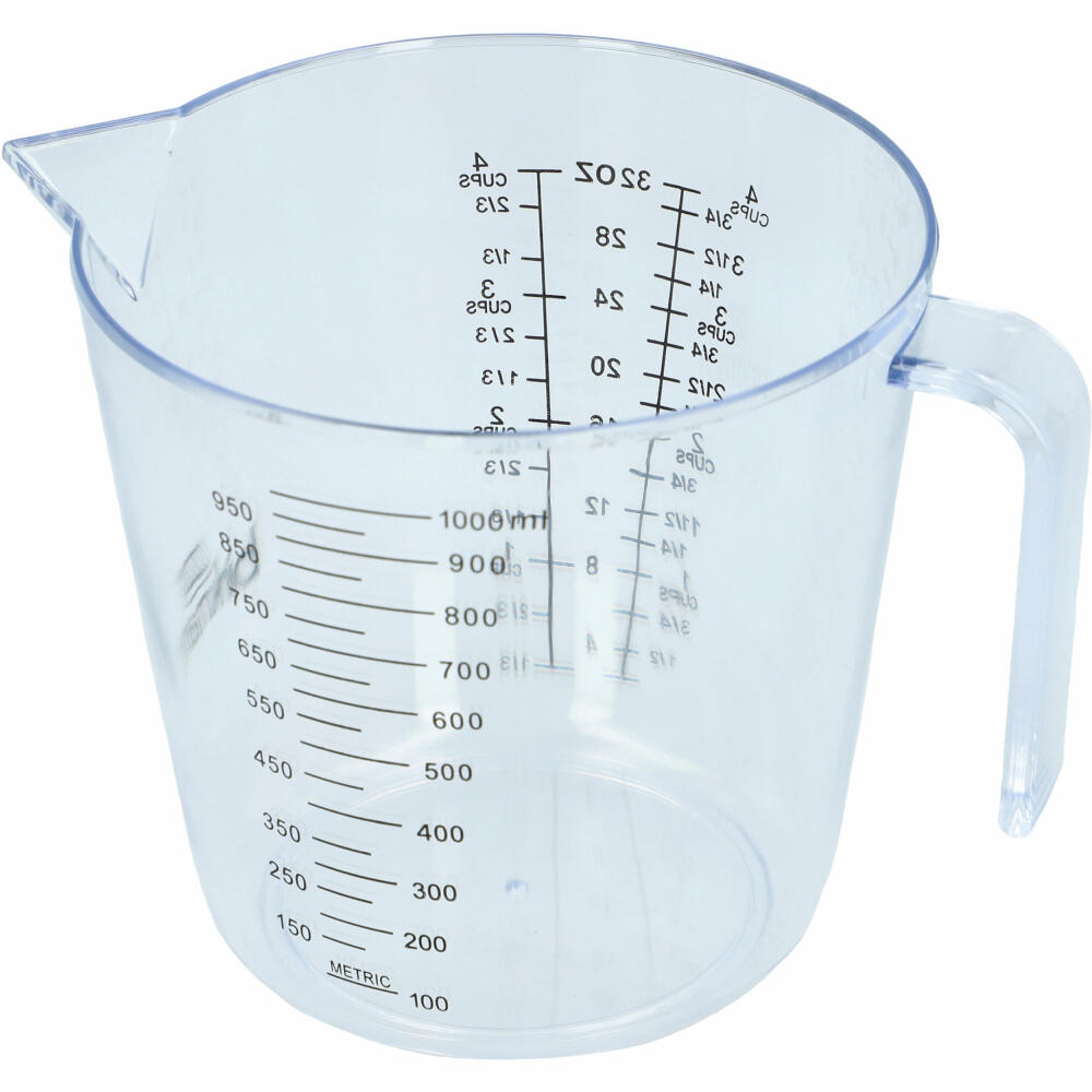 Birkmann Bakers Best measuring cup, measuring jug, measuring cup, dosing aid, plastic, 1 L, 424531