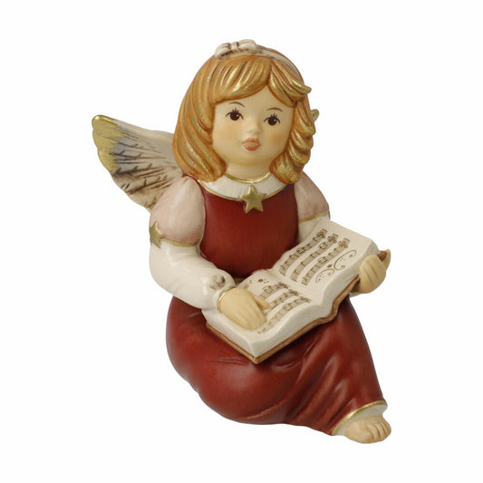 Goebel Angel Song Hour, decorative figure, stoneware, Bordeaux, 10 cm, 41651291