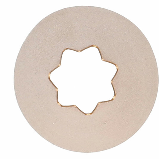 Birkmann Sterntülle Nr.16, Spritztülle, Garniertülle, Backzubehör, Edelstahl, Kupferfarben, Ø 11 mm, 409095