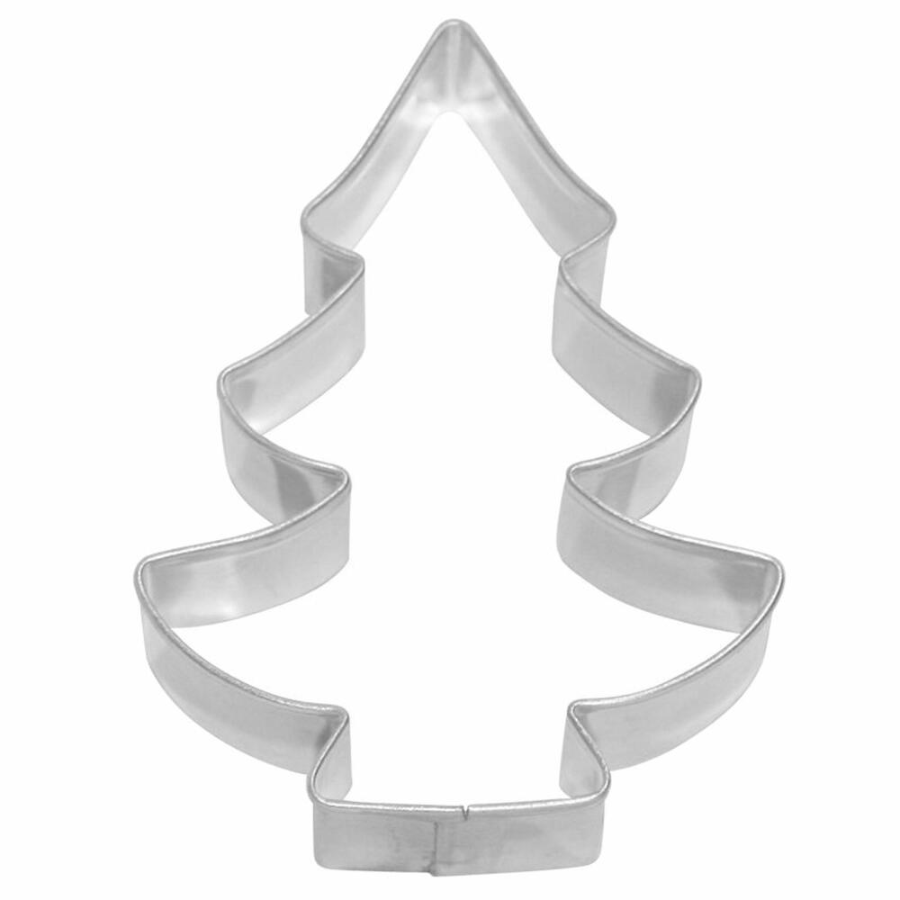 Birkmann Christmas tree cookie cutter, cookie cutter, cookie mold, biscuit, cookie, tinplate, 8 cm, 100077