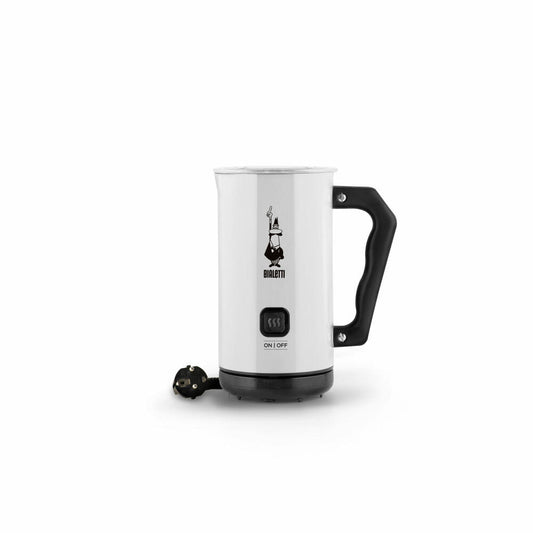 Bialetti Milk Frother Elettric Mk02, 300ml, Electric, Milk Frother, Milk, Latte, Stainless Steel, White, 4432