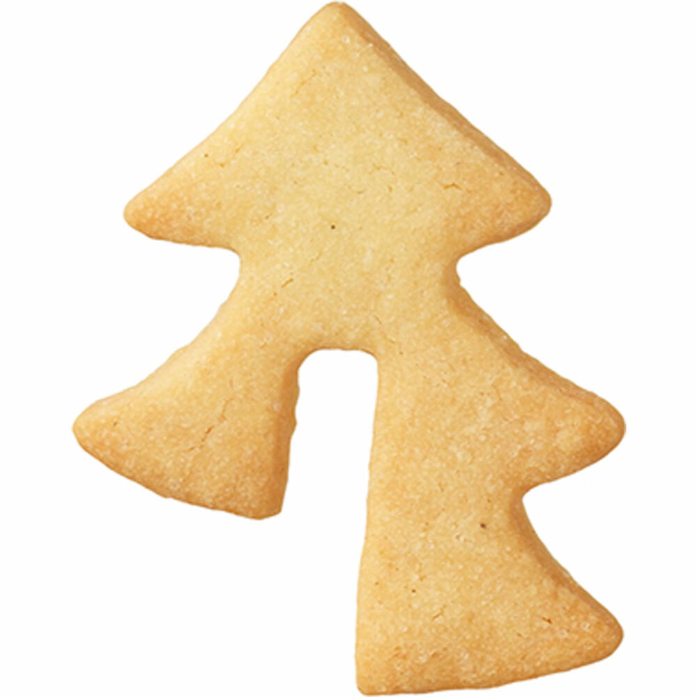 Birkmann cookie cutter VIP Christmas tree, cookie cutter, cookie shape, biscuit, cookies, stainless steel, 5.5 cm, 198678