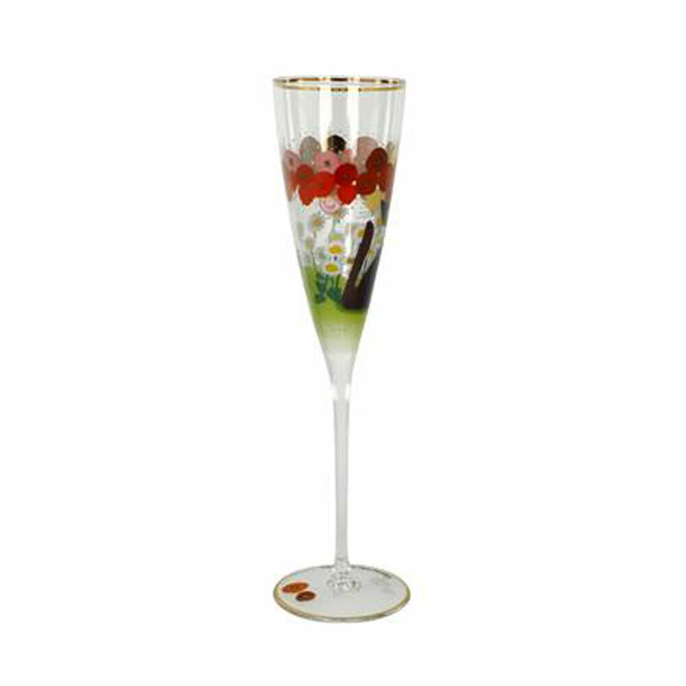 Goebel champagne glass Rosina Wachtmeister - Lestate in giardino, champagne glass, sparkling wine, glass, 66926451