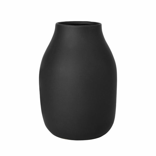 blomus COLORA Vase, Blumenvase, Dekovase, Porzellanvase, Porzellan, Peat, H 20 cm, 65701