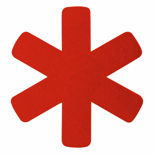 Schulte-Ufer Easy Pfannenschoner-Set, 2er Set, Pfannenschutz, Topfschutz, Stapelschutz, Kratzschutz, Filz, Rot, Ø ca. 38 cm, 0111