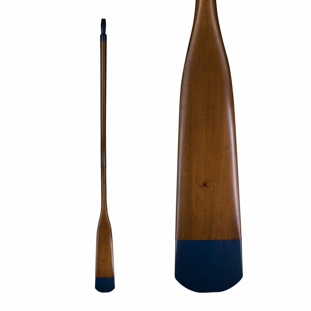 Authentic Models Decorative Boat Paddle Tender Oar Blue, Oar, Decoration, Mahogany Wood, FE107