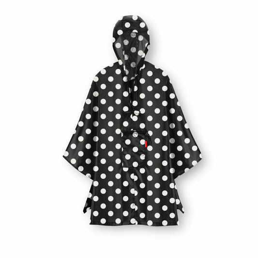 reisenthel mini maxi poncho, Regenponcho, Regencape, Regenjacke, Dots White, AN7073