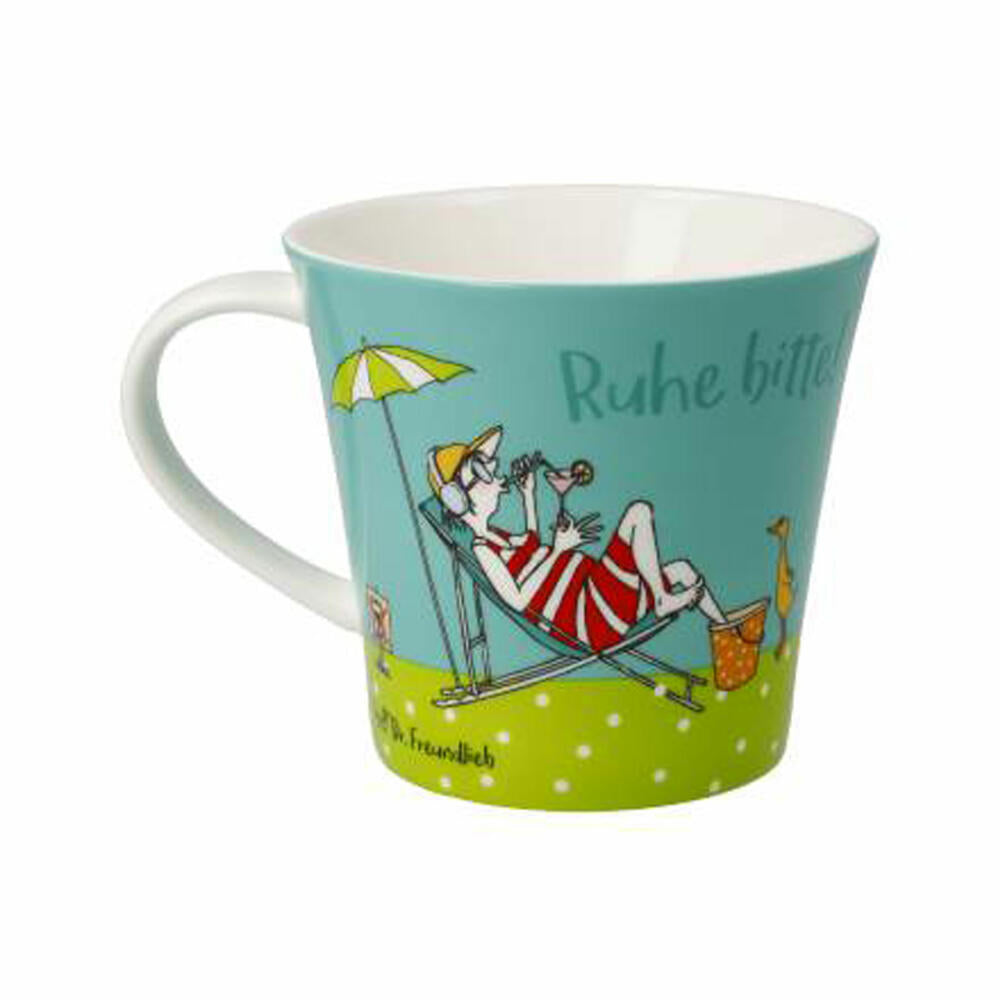 Goebel Coffee-/Tea Mug Freundlieb - Quiet Please!, Coffee Cup, Cup, Tea Cup, Fine Bone China, 27001391