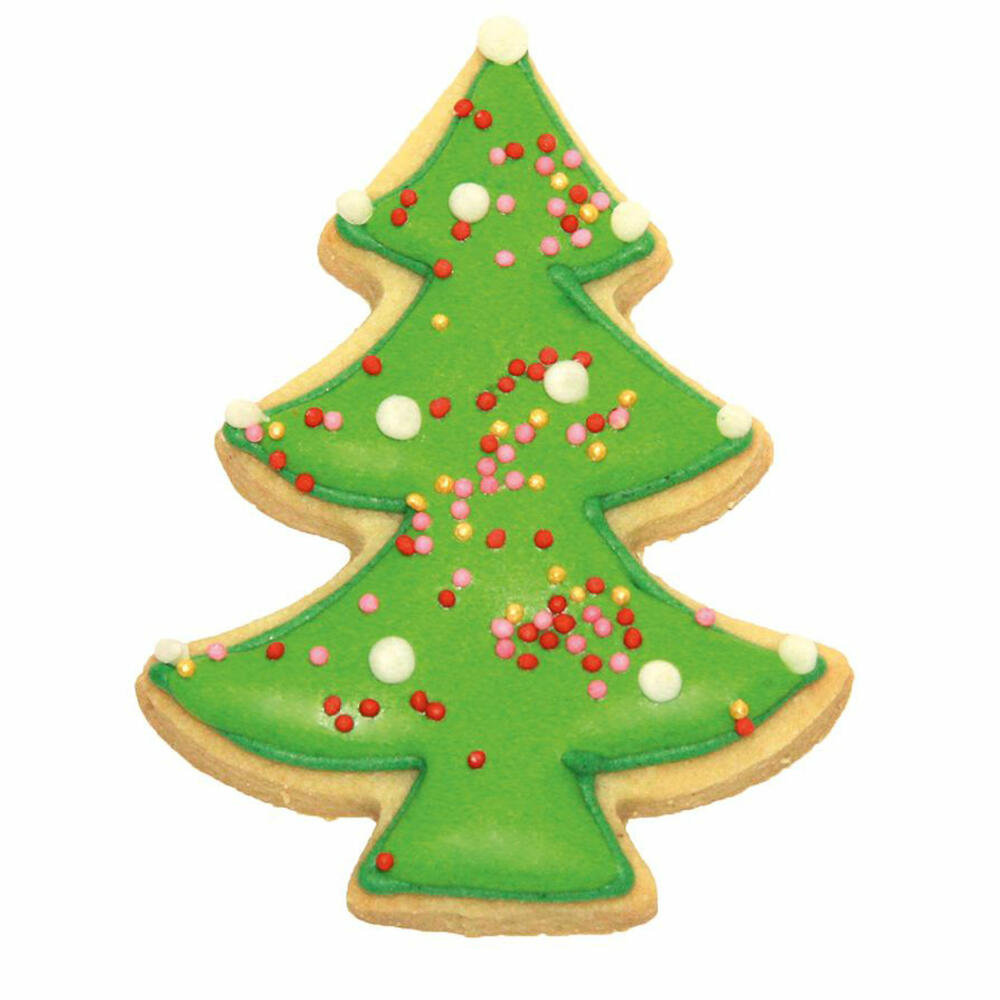 Birkmann Christmas tree cookie cutter, cookie cutter, cookie mold, biscuit, cookie, tinplate, 8 cm, 100077