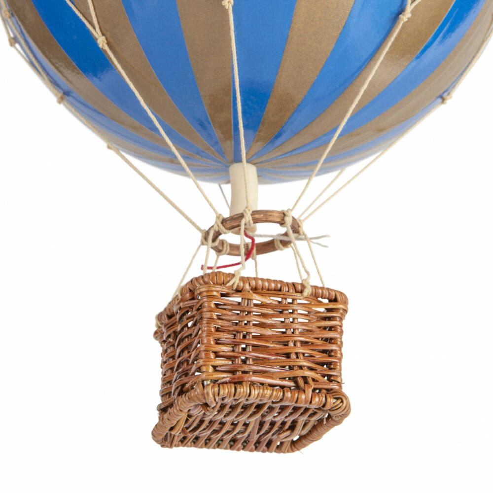 Authentic Models Hängedekoration Travels Light Gold Blue, Ballon, Kunststoff / Papier, AP161GB
