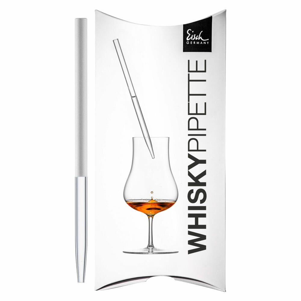 Eisch Whisky Pipette Gentleman Weiß, Verdünnungspipette, Glas, Weiß, 17 cm, 86599905