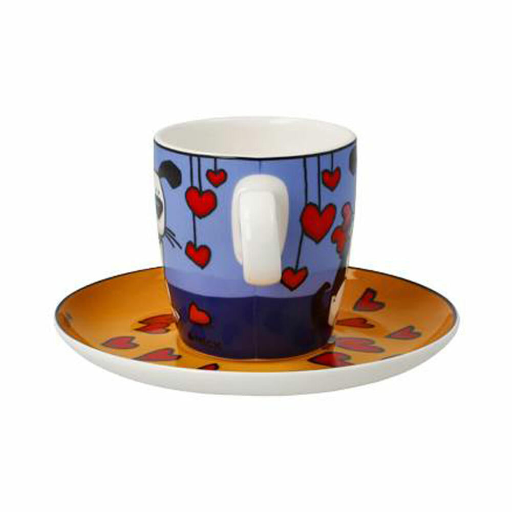 Goebel espresso cup Ed Heck -Love Dog, espresso cup, fine bone china, 67200111