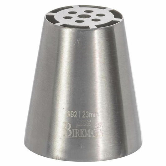 Birkmann flower nozzle #92, piping nozzle, decorating nozzle, baking accessories, stainless steel, Ø 2.3 cm, 411531