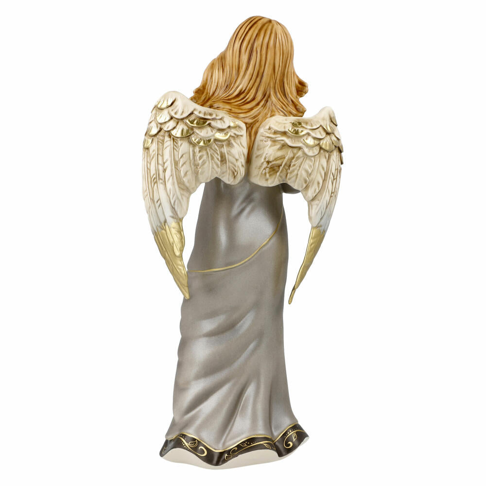 Goebel Guardian Angel Gloria - In the Shadow, Decorative Figure, Stoneware, Black, 28.5 cm, 41645061