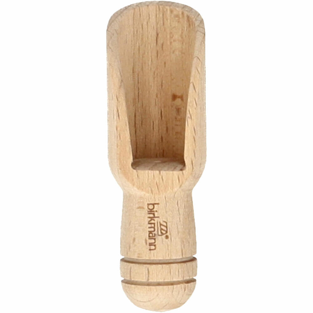 Birkmann Cause We Care Mini wooden scoop, salt scoop, sugar scoop, sugar spoon, beech wood, 8 x 2.5 cm, 889255