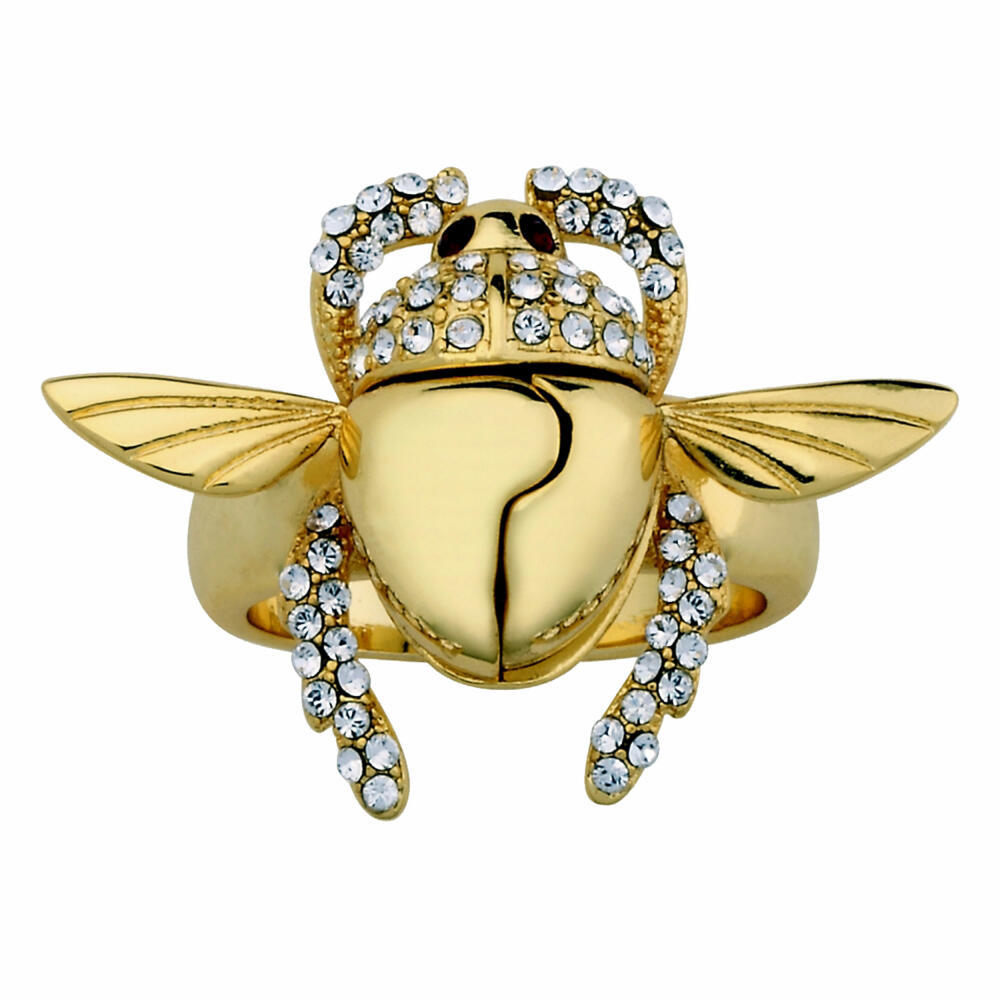 Goebel Aladdin Gold Scarab Ring, Disney, Beetle Ring, Jewelry, Yellow Gold, 14 Karat, Size 7, 12101691