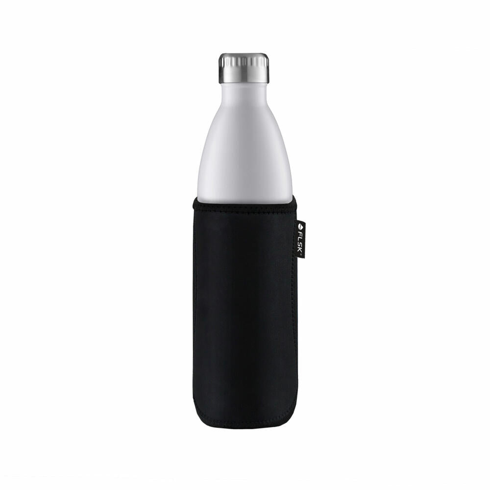 FLSK Neoprene Bag BLCK, for 1 L Insulated Bottles, Neoprene Bag, Cover, Black, FL-1000-NS-BLCK-021