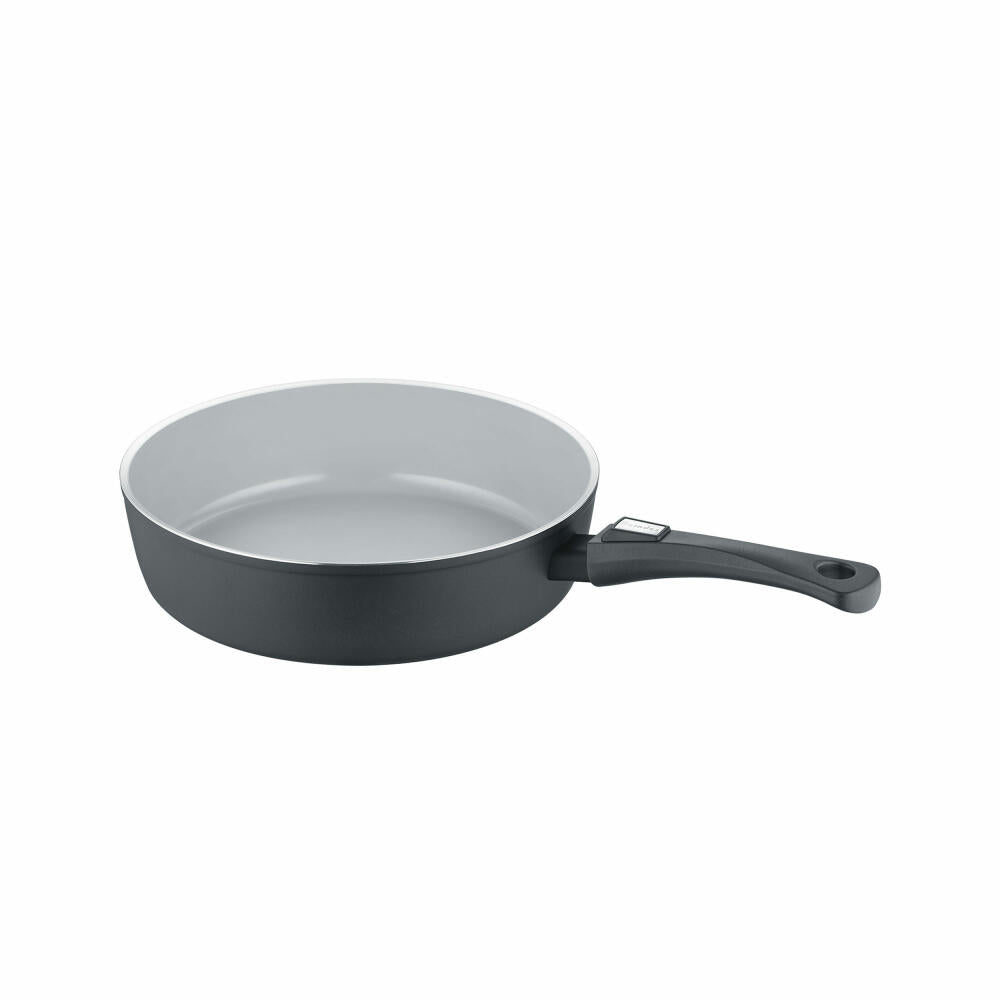 Berndes b.perfect sauté pan, pan, suitable for induction, forged aluminum, black, Ø 28 cm, 0002573228