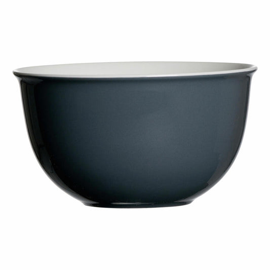 Ritzenhoff &amp; Breker cereal bowl Doppio, cereal bowl, bowl, dessert bowl, porcelain, anthracite, Ø 14 cm, 430172