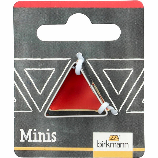 Birkmann Mini Cookie Cutter Triangle, Cookie Cutter, Cookie Mold, Biscuit, Cookies, Stainless Steel, 2.4 cm, 152496