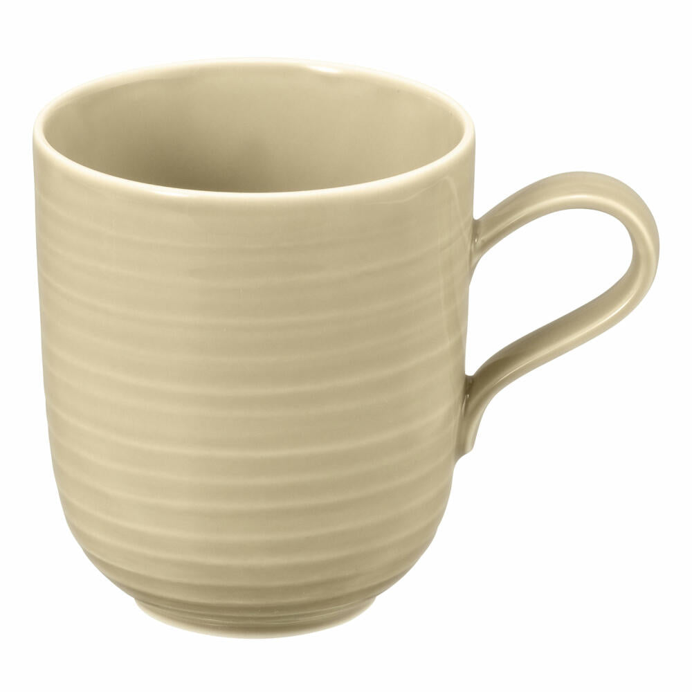 Seltmann Weiden Terra Becher, Kaffeebecher, Teetasse, Tasse, Porzellan, Sandbeige, 400 ml, 001.764967