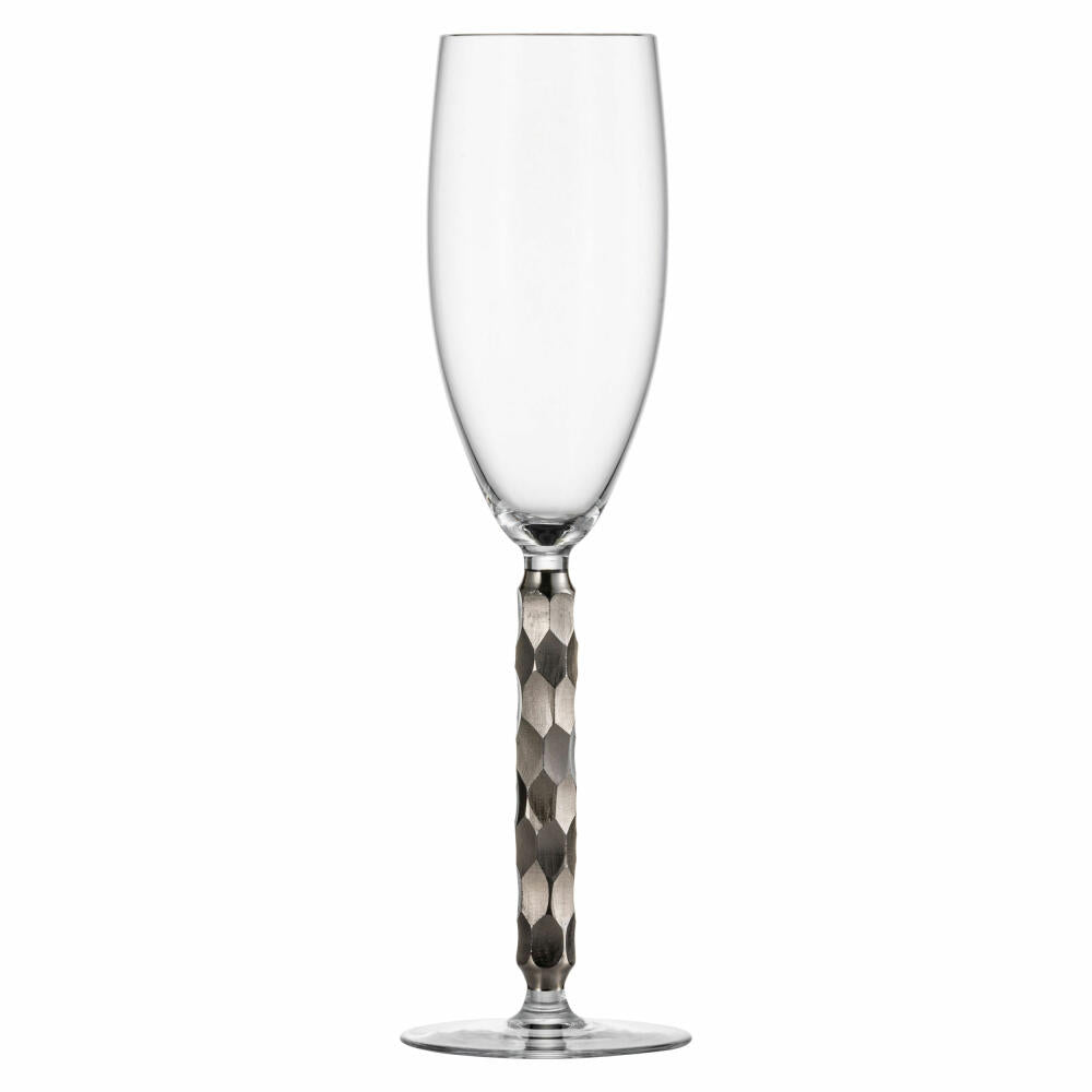 Eisch Champagnerglas Platin Champagner Exklusiv, Kristallglas, Platin, 300 ml, 47759873