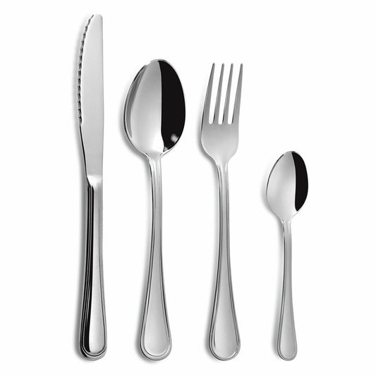 Comas cutlery set Classic Lacasa 24-piece, table cutlery, stainless steel, mirror finish, 2455