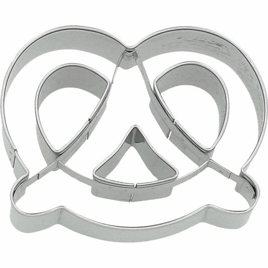 Birkmann pretzel cookie cutter, cookie cutter, biscuit cutter, biscuit, stainless steel, 6.5 cm, 199064