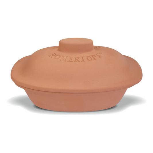 Römertopf Trend roaster, ceramic roaster, braising pan, Römer Topf, for 6 people, natural clay, 4.5 L, 19905