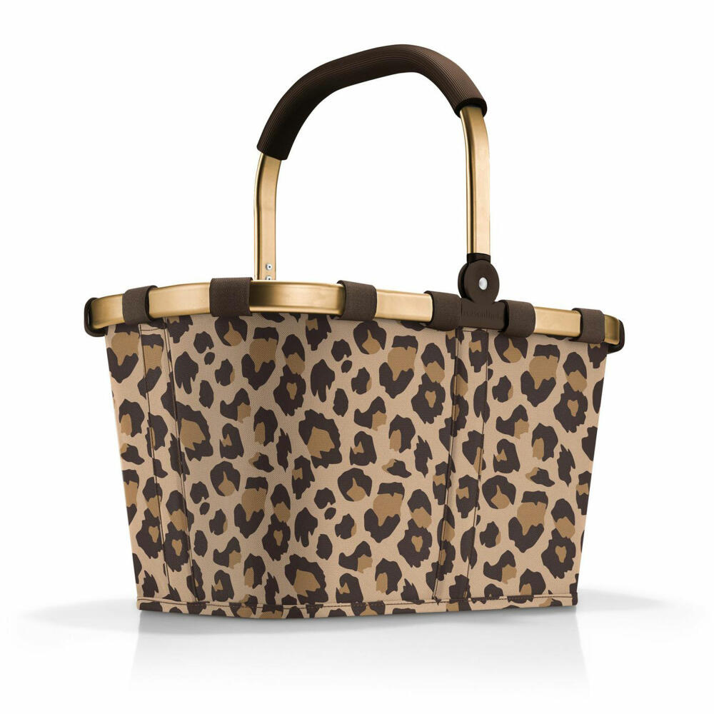 reisenthel carrybag, shopping basket, polyester fabric, Frame Leo Macchiato, 22 L, BK6047