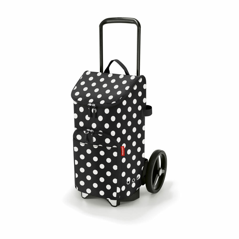 reisenthel citycruiser bag, Einkaufstasche für citycruiser rack, Tasche, Dots White, 45 L, DF7073