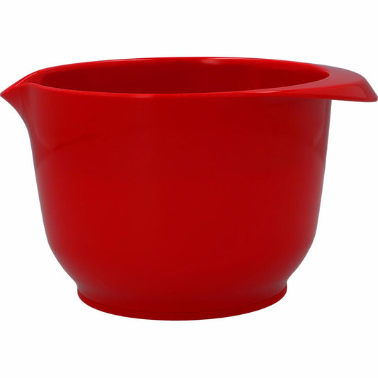 Birkmann Colour Bowl Rühr- und Servierschüssel, Rührschüssel, Schüssel, Melaminharz, Rot, 1.5 Liter, 709263