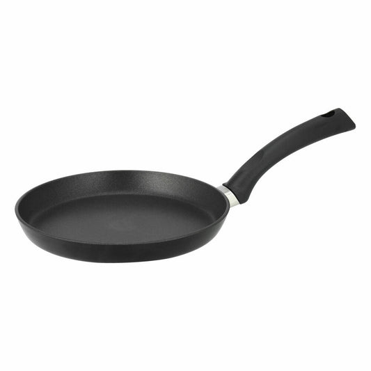 Berndes Crêpe Pans Crêpe Pan, Pan, Crêpes, Pancakes, Non-Stick Coating, Aluminium, Black, Ø 24 cm, 011285