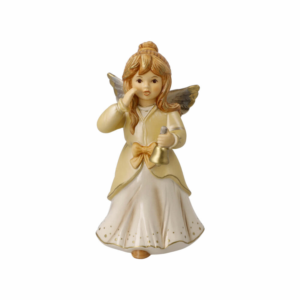 Goebel Angel Christmas Eve, decorative figure, Christmas, stoneware, champagne, 14.5 cm, 41673071