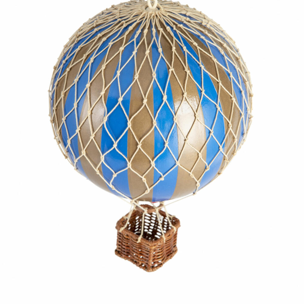 Authentic Models Hängedekoration Travels Light Gold Blue, Ballon, Kunststoff / Papier, AP161GB