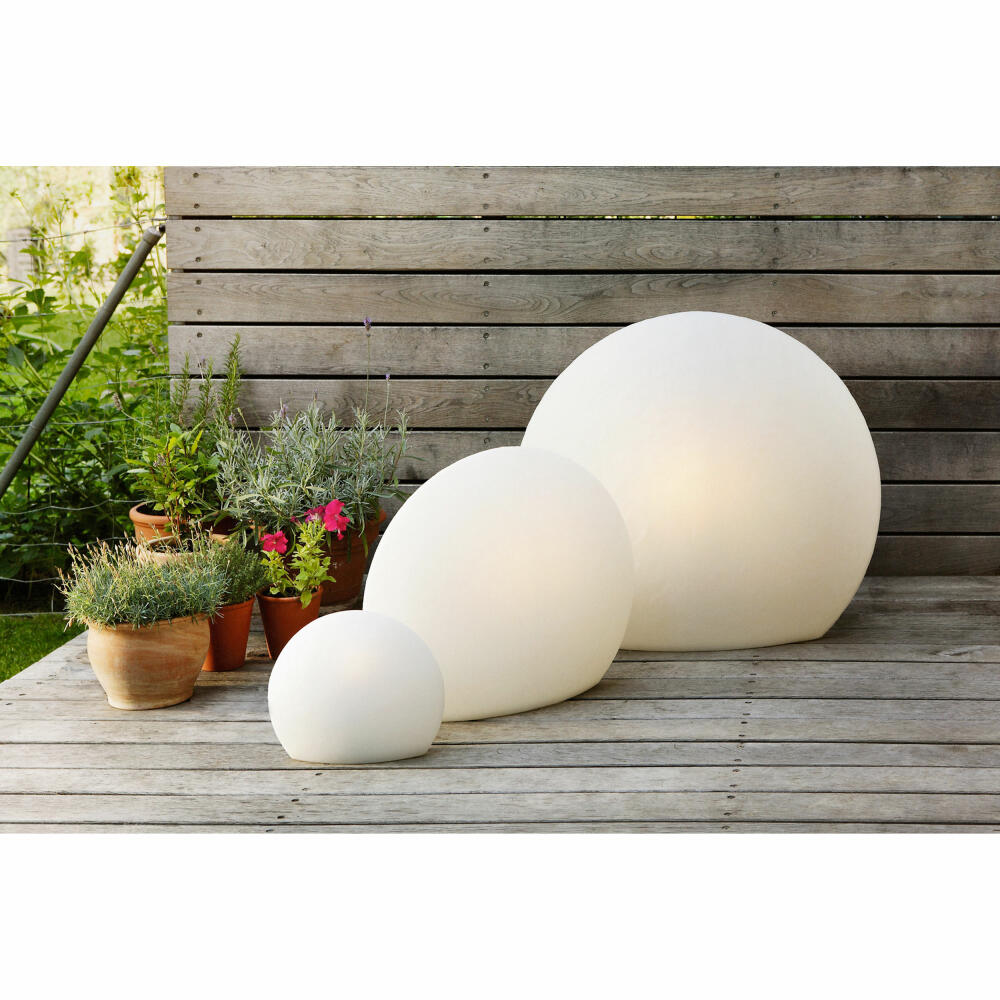 Authentics EGGO Outdoor Light Sculpture L, Floor Lamp, Decorative Lamp, Decorative Lamp, White, 824556