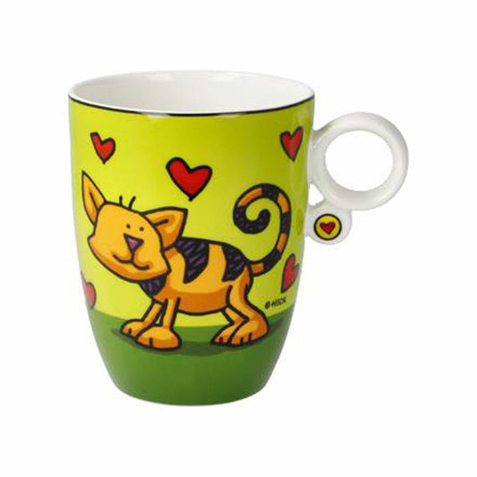 Goebel Artist Mug Ed Heck - Love Cat, Mug, Coffee Mug, Tea Cup, Fine Bone China, 67200101