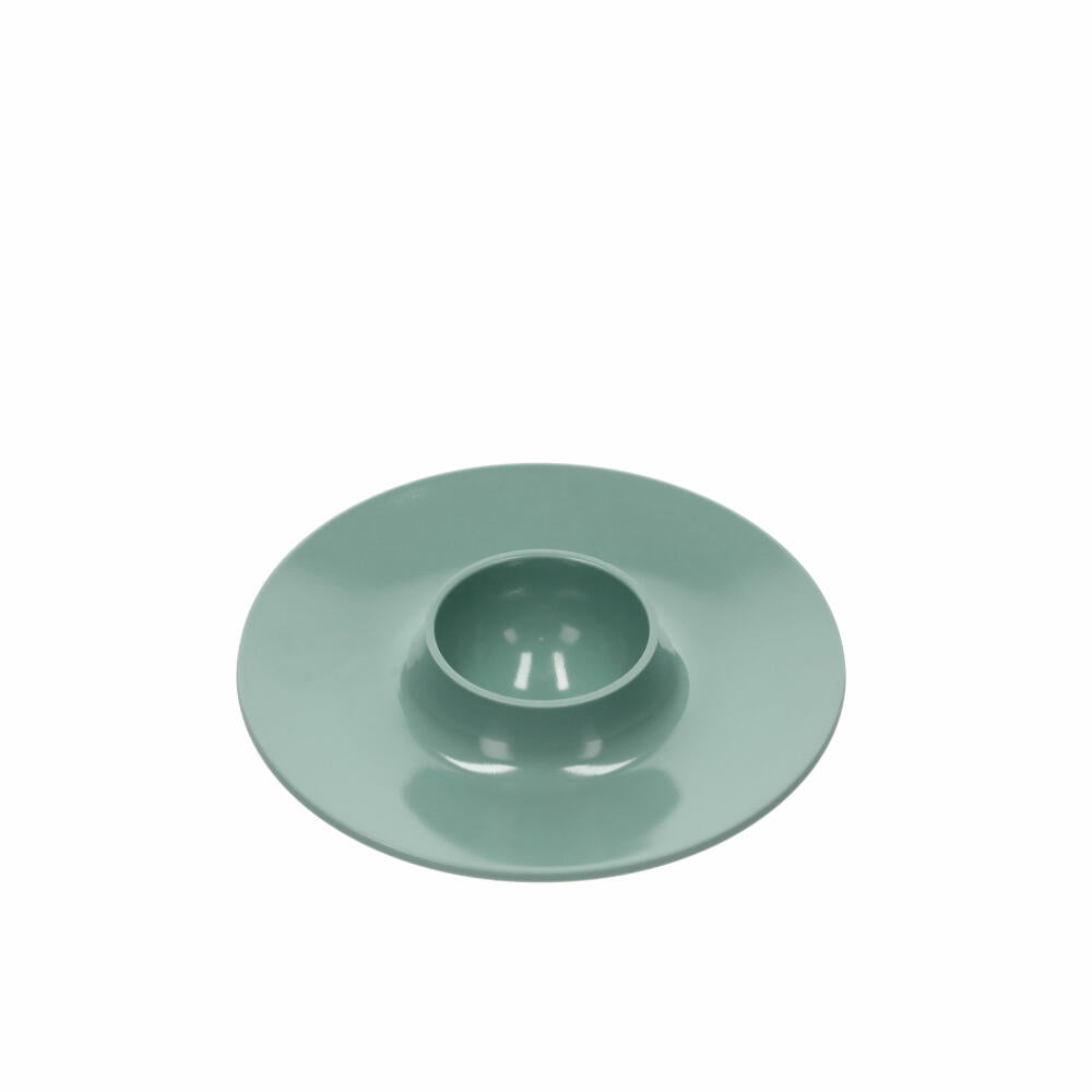 Rosti Egg Cup Hamlet, with Tray, Egg Holder, Melamine, Nordic Green, 23983