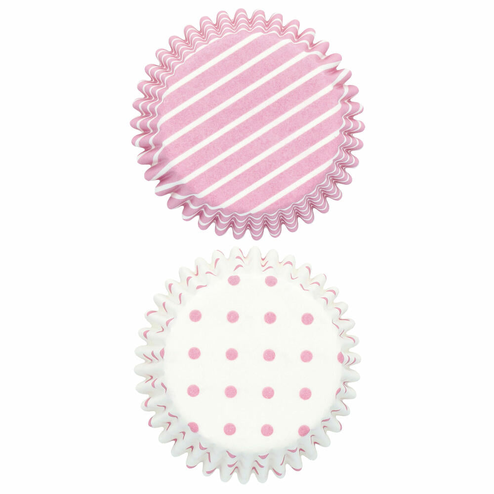 Birkmann paper baking cups, 100 pieces, baking cups, muffin baking pan, muffin pan, pink, Ø 7 cm, 444683