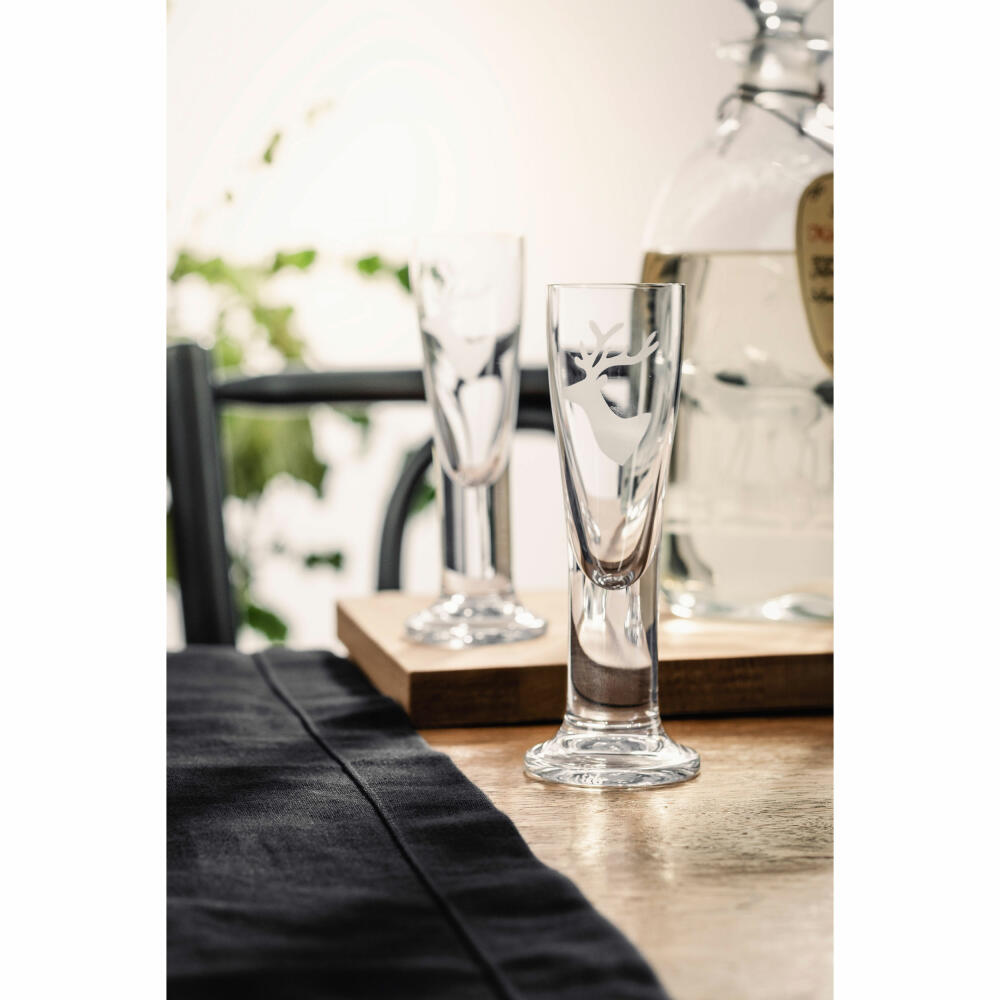 Eisch Destillate Schnapsglas 2er Set Chalet, Spirituosenglas, Kristallglas, 60 ml, 77158246