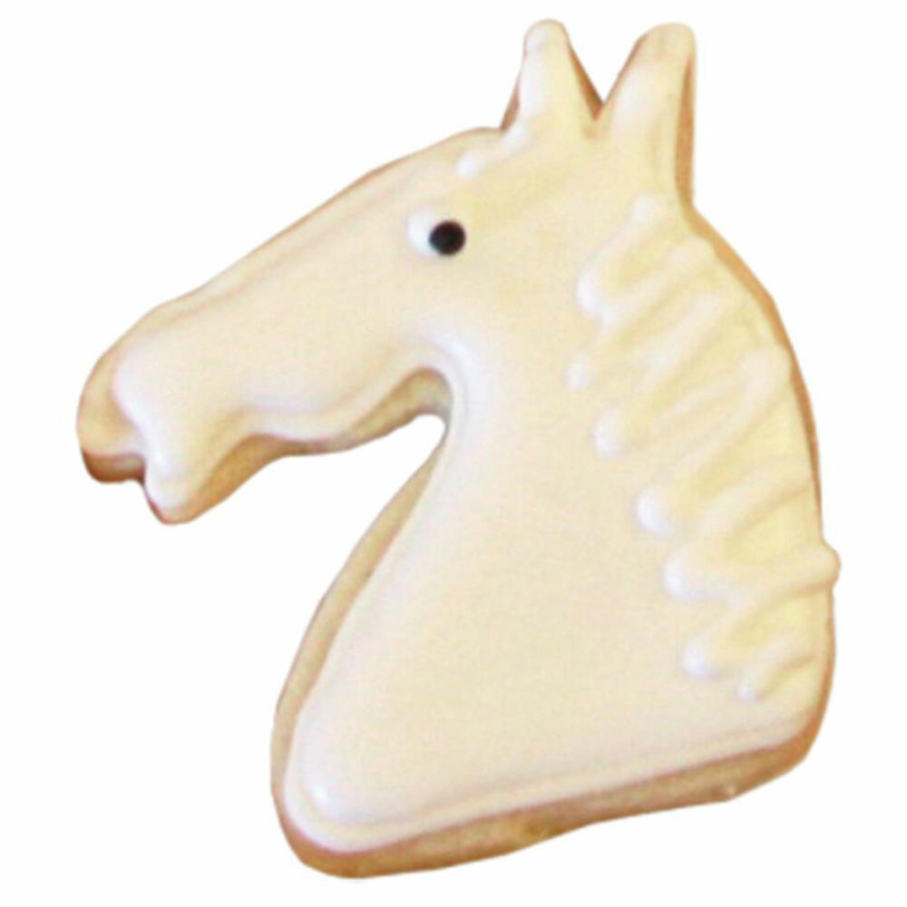 Birkmann cookie cutter horse head, cookie cutter, cookie shape, biscuit, cookies, stainless steel, 6.5 cm, 193147