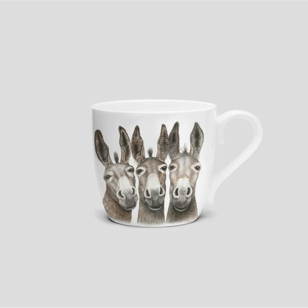 Charlotte Nicolin Becher Amigos, Tasse, Esel, Fine Bone China, Bunt, 415 ml, MU9046