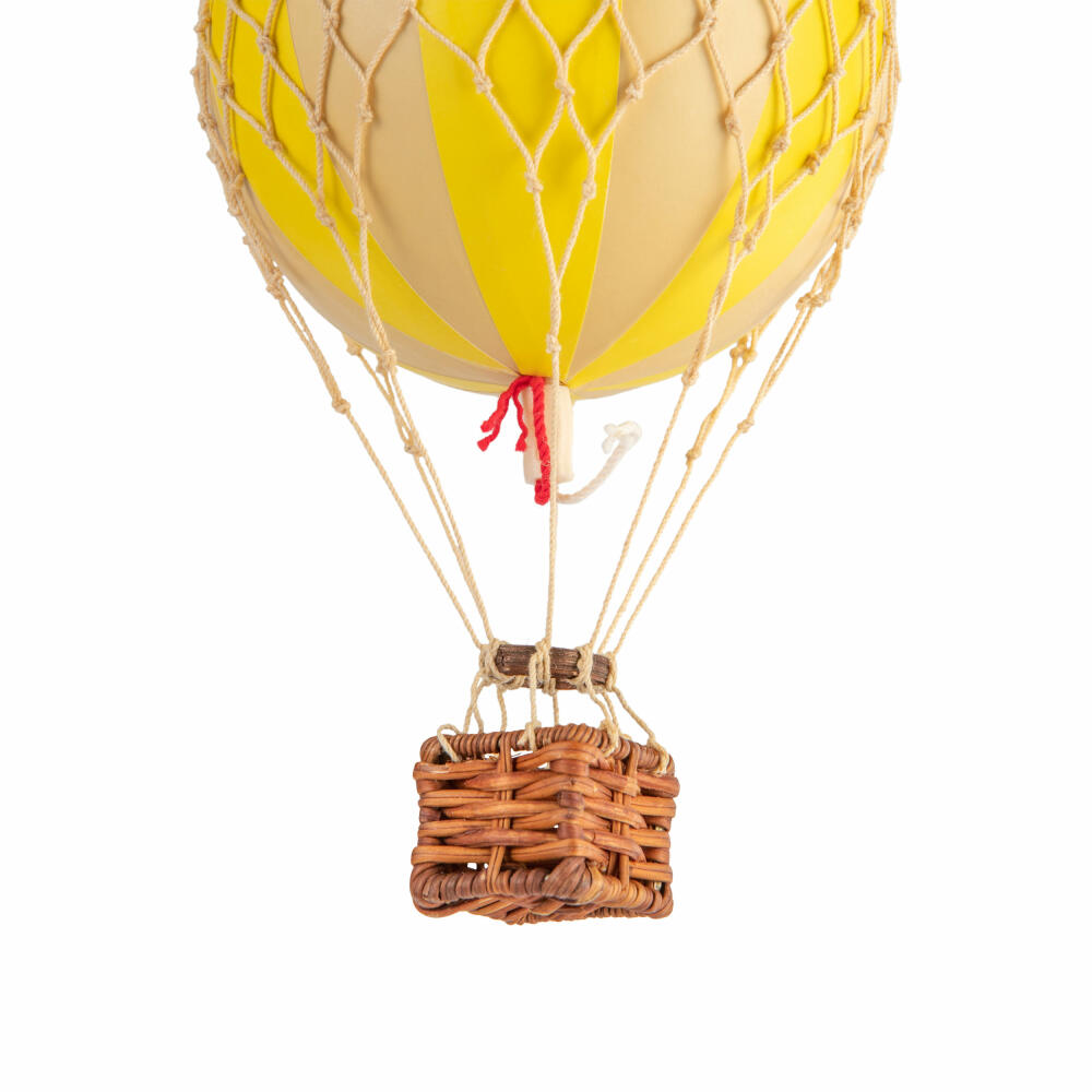 Authentic Models Hängedekoration Floating in the Skies Yellow Double, Ballon, Rattan / Papier / Kunststoff, AP160DY